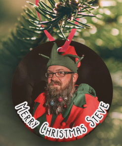 Ceramic Bauble - Merry Christmas Any Name Bauble