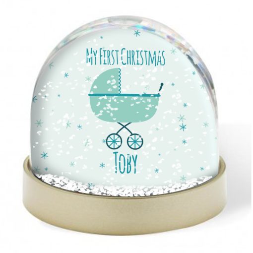 Snow Globe - Baby 1st Christmas Boy