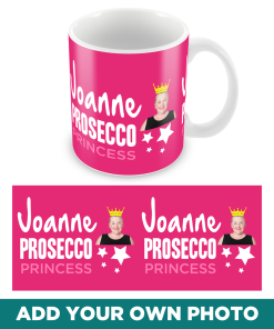 Prosecco Princess Personalised Photo Mug