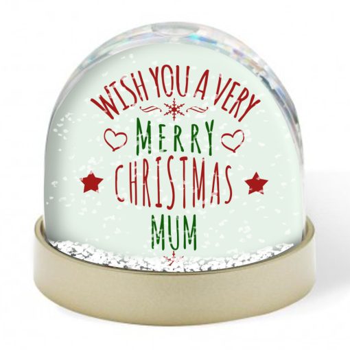 Snow Globe - Wish You A Merry Christmas