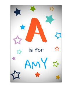 Aluminium Wall Art - Portrait Alphabet