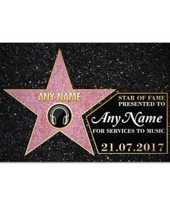 Aluminium Wall Art - Hollywood Star