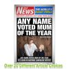 Aluminium Wall Art - Portrait Newspaper Photo Upload