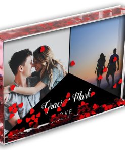 Love Heart Photo Block I Love Us