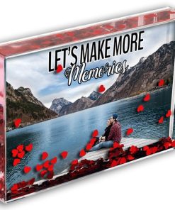 Love Heart Photo Block More Memories