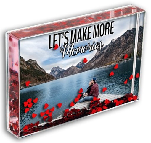 Love Heart Photo Block More Memories