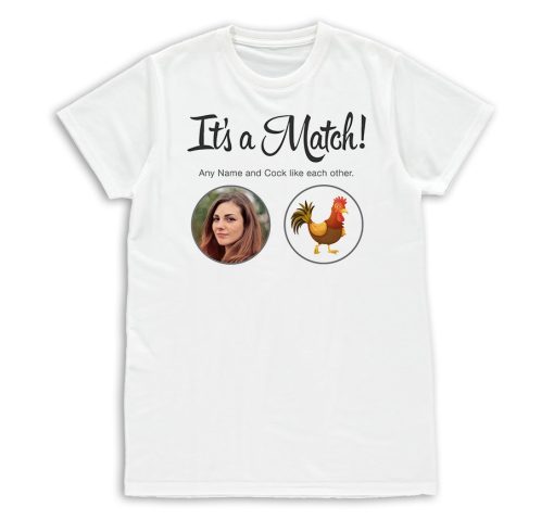 Its a Match Tinder Inspired Personalised Photo Upload T-Shirt Mens & Womens Funny Birthday Gift - Image 15
