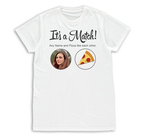 Its a Match Tinder Inspired Personalised Photo Upload T-Shirt Mens & Womens Funny Birthday Gift - Image 8