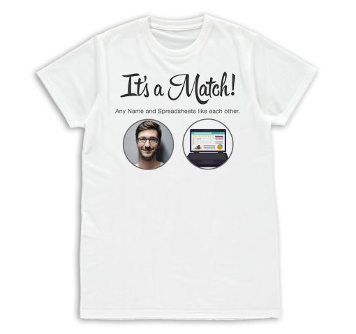 Its a Match Tinder Inspired Personalised Photo Upload T-Shirt Mens & Womens Funny Birthday Gift - Image 5
