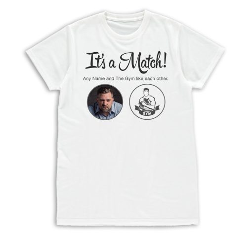 Its a Match Tinder Inspired Personalised Photo Upload T-Shirt Mens & Womens Funny Birthday Gift - Image 3