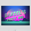Aluminium Wall Art - Any Names Party Hub Neon