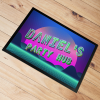 Personalised Door Floor Mat Party Hub Neon