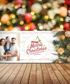 Personalised Christmas Sign Photo Upload Have A Merry Christmas