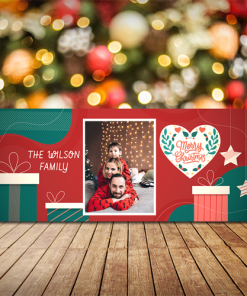 Personalised Christmas Sign Photo Upload Presents