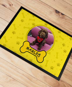 Alternative view of Personalised Pet Dog Mat Photo Upload- Choice Of Colours