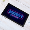 Personalised Bar Mat / Runner Fun House Neon