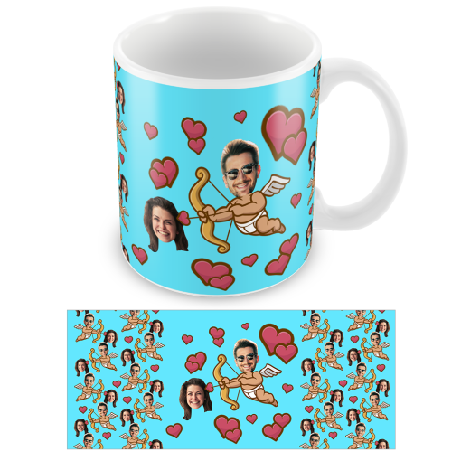 Personalised Couples Mug Cupid