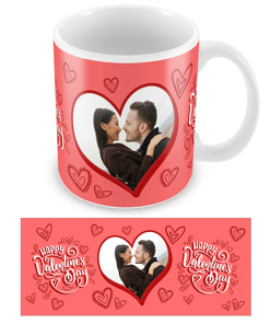 Personalised Couples Mug Hearts 2