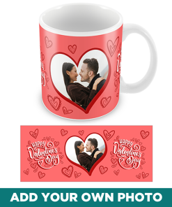 Personalised Couples Mug Hearts 2