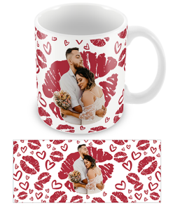 Personalised Couples Mug Lips