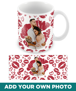Personalised Couples Mug Lips