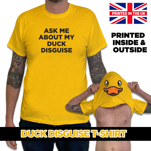 Ask Me About My Duck Disgiuise Original T-shirt Tshirt