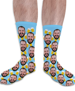 Beers Personalised Stag Do Socks Photo Socks