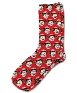 Alternative view of Coloured Background Photo Socks
