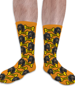 Pets Personalised Dog Photo Socks