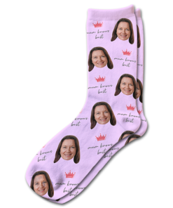 Alternative view of Mum Knows Best Personalised Mothers Day Socks Photo Socks