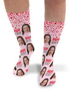 Mum Off Duty Personalised Mothers Day Socks Photo Socks