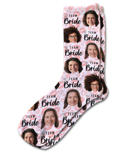 Alternative view of Team Bride Personalised Hen Do Socks Photo Socks