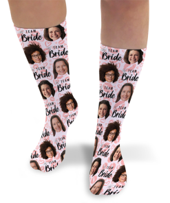 Team Bride Personalised Hen Do Socks Photo Socks