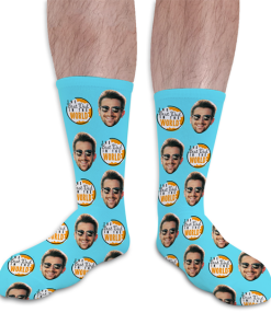 Best Dad In The World Fathers Day Personalised Socks Photo Socks