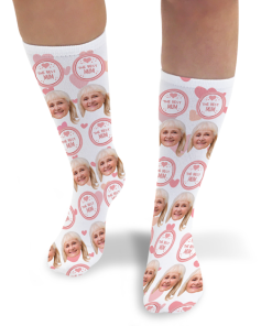 The Best Mum Personalised Mothers Day Socks Photo Socks