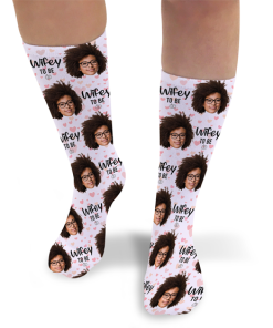Wifey To Be Personalised Hen Do Socks Photo Socks