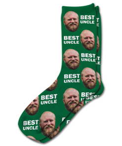 Alternative view of Photo & Message Best Uncle Personalised Photo Socks