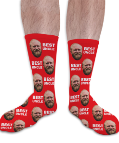 Photo & Message Best Uncle Personalised Photo Socks