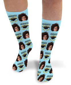 Graduates Year Personalised Graduation Photo Socks
