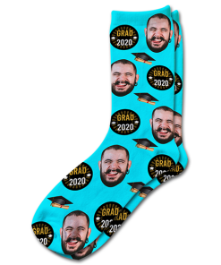 Alternative view of Grad Year Personalised Graduation Photo Socks