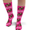 Photo & Message Couples Personalised Photo Socks
