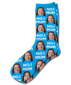 Alternative view of Photo & Message Mothers Day Personalised Photo Socks