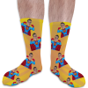 Superman Personalised Photo Socks