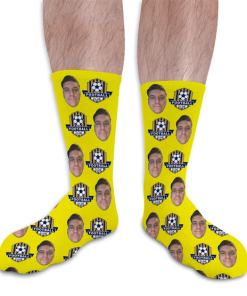 Your Football Club Socks Personalised Photo Socks