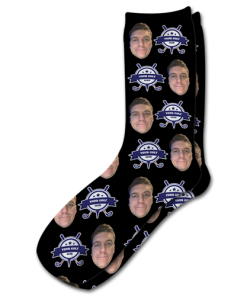 Alternative view of Your Golf Club Socks Personalised Photo Socks