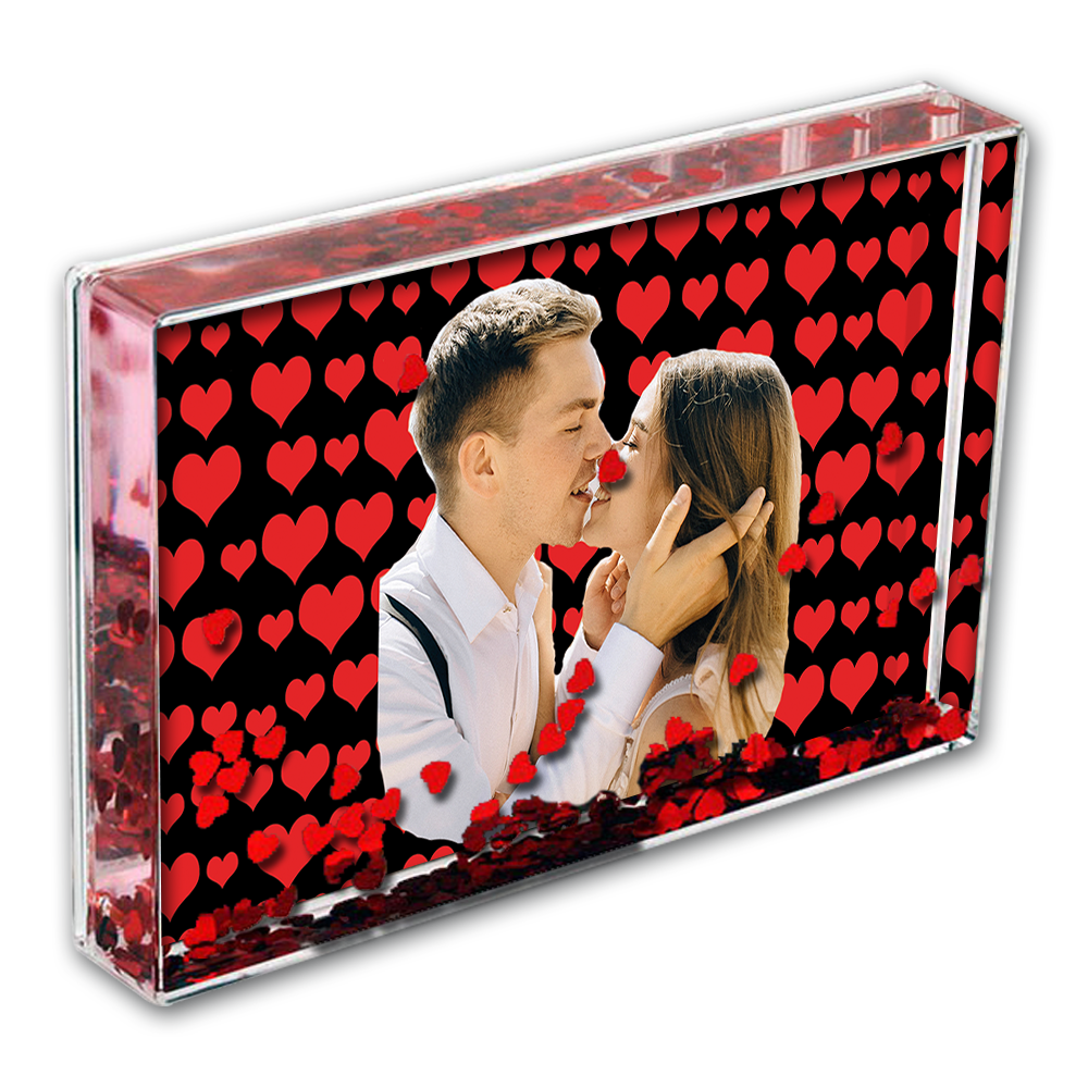 Love Heart Photo Block Love Hearts