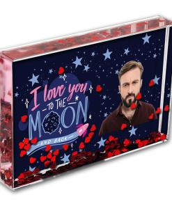 Love Heart Photo Block To The Moon And Back