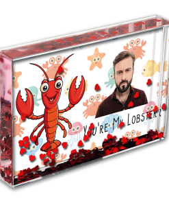 Love Heart Photo Block You're My Lobster