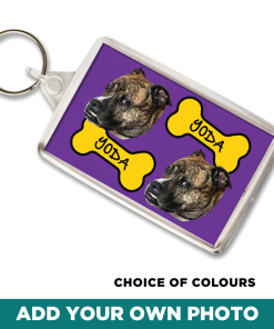 Pets Personalised Photo Keyring Dogs