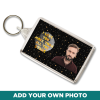 I Love You More Than The Moon & Stars Personalised Photo Keyring